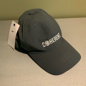 Nike Charcoal Cap with Coherent Emblem golf